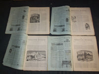 1876 APPLETON'S JOURNAL MAGAZINE -LOT OF 26 - NICE ADS & ILLUSTRATIONS - WR 634B