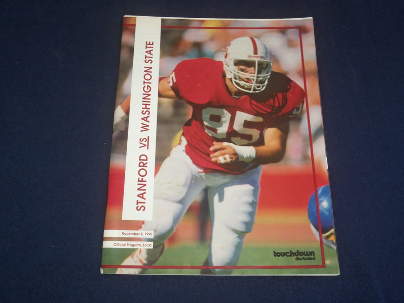 1990 NOV 3 STANFORD UNIVERSITY VS WASHINGTON STATE FOOTBALL PROGRAM - ST 4974E