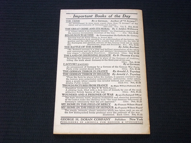 1918 THE LEAGUE OF NATIONS SOFTCOVER BOOK BY VISCOUNT GREY - J 7164