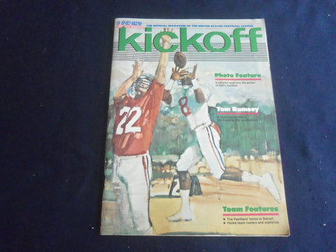 1983 USFL KICKOFF FOOTBALL PROGRAM-NJ GENERALS VS BIRMINGHAM STALLIONS- SP 6483B