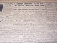 1910 APRIL 23 TROY RECORD - SIMPLE FUNERAL SERVICES FOR MARK TWAIN - NT 9573