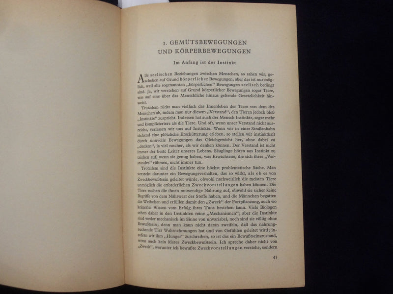 1951 MENSCHEN KENNTNIS HARDCOVER BOOK-RICHARD MULLER-FREIENFELS-GERMAN - KD 9002