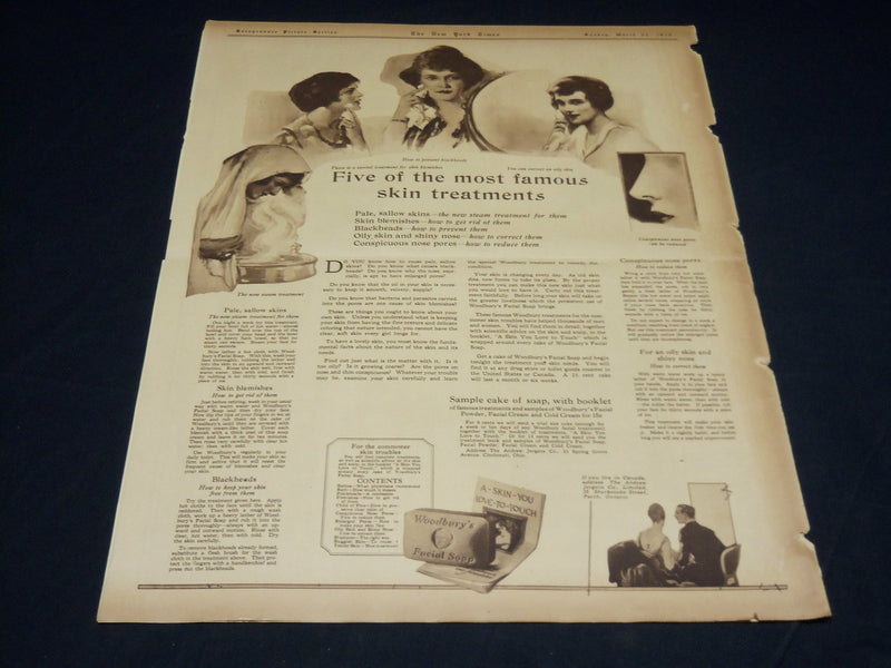 1919 MARCH 23 NEW YORK TIMES PICTURE SECTION - ORMER LOCKLEAR - NT 8841
