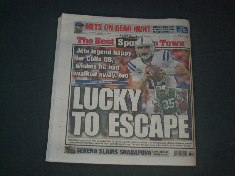 2019 AUGUST 27 NEW YORK POST NEWSPAPER- DRESSED TO THE 9MM- JEWELRY STORE ROBBED