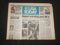 1997 DECEMBER 11 USA TODAY NEWSPAPER - GLOBAL WARMING PACT OK'D - NP 7891