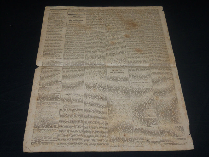 1825 SEPT 2 AMERICAN TRAVELLER NEWSPAPER - DARTMOUTH COMMENCEMENT - NP 4829