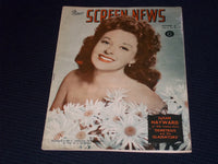 1954 OCTOBER 22 NEW SCREEN NEWS MAGAZINE - SUSAN HAYWARD DIGEST SIZED - E 12259