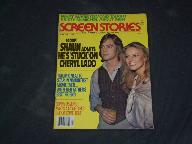 1978 APRIL SCREEN STORIES MAGAZINE - SHAUN CASSIDY & CHERYL LADD COVER - CW 681