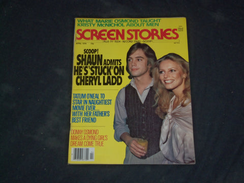 1978 APRIL SCREEN STORIES MAGAZINE - SHAUN CASSIDY & CHERYL LADD COVER - CW 681