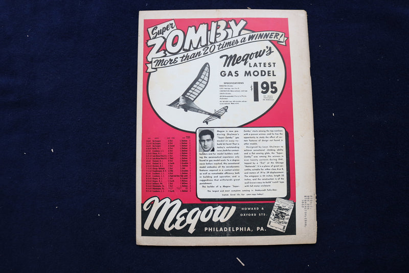 1942 MAY MODEL AIRPLANE NEWS MAGAZINE - TORPEDO SQUADRON 2 COVER - E 11653