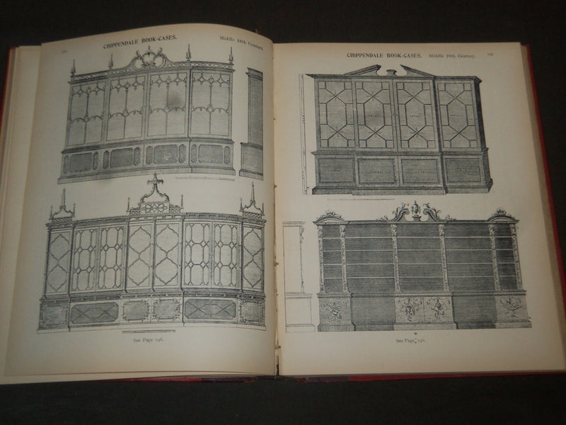 1800'S ENGLISH FURNITURE WOODWORK DECORATION BY T. A. STRANGE VOLUME - KD 3594