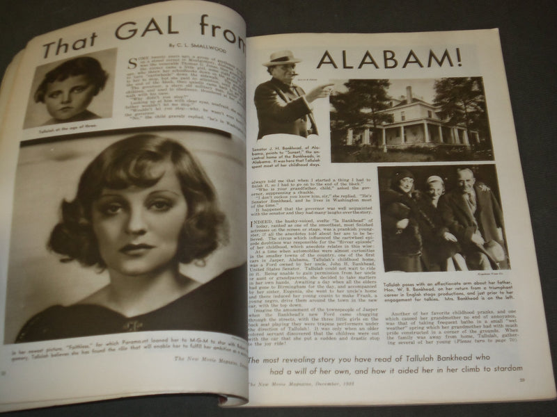 1932 DECEMBER THE NEW MOVIE MAGAZINE - ANN HARDING COVER - M 311