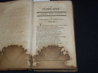 1804 THE COMPLAINT OF NIGHT THOUGHTS BOOK BY EDWARD YOUNG - LONDON EDN - J 8124