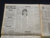 1995 JUNE 11 THE TIMES LEADER NEWSPAPER SECTION -WILKES-BARRE-EARNHARDT- NP 6100