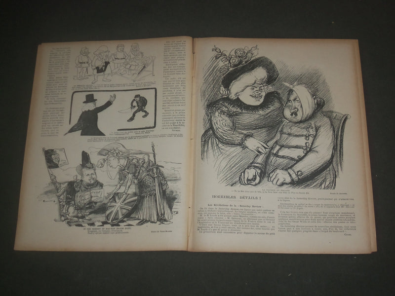 1900 DECEMBER 22 LE RIRE MAGAZINE - NUMBER 320- AU GUFFET DE LA BARE DE X -R 649
