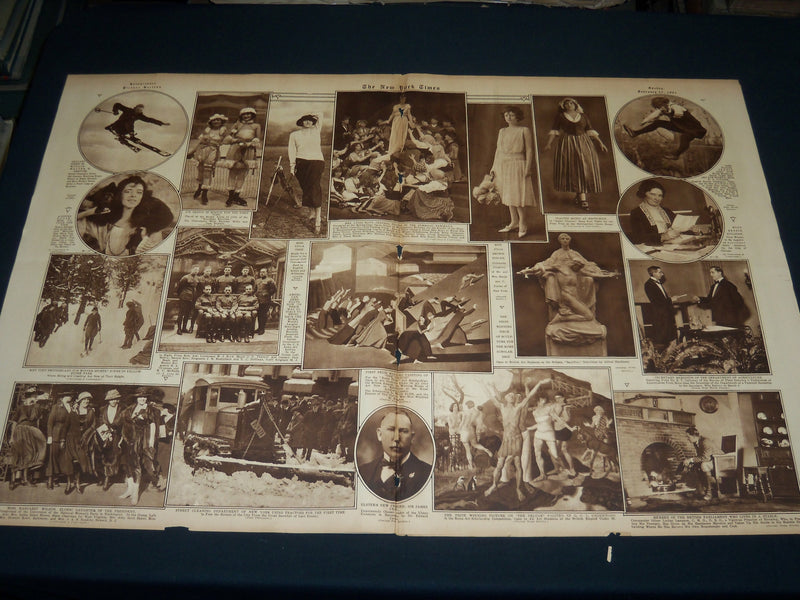 1921 FEBRUARY 27 NEW YORK TIMES PICTURE SECTION 4 & 5 - CLEMENCEAU - NT 8919