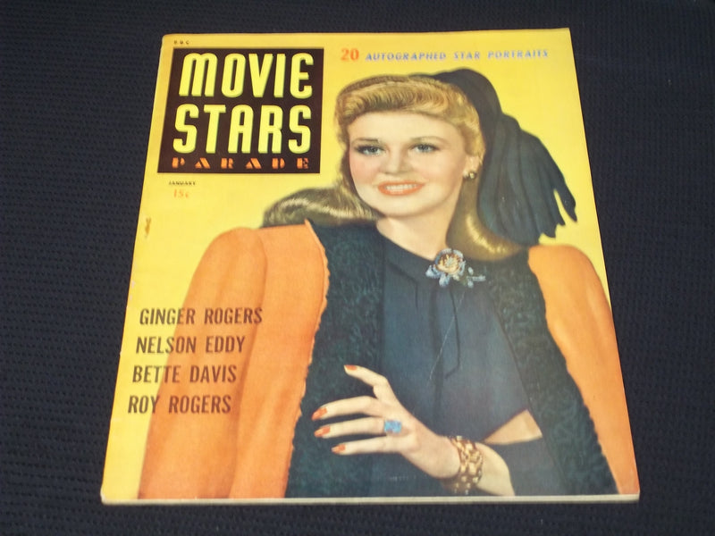 1943 JANUARY MOVIE STARS PARADE MAGAZINE - GINGER ROGERS COVER - E 15789