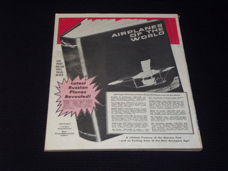 1962-1963 WINTER AIR PROGRESS MAGAZINE - APPLEBY'S FOKKER FRONT COVER - E 7101
