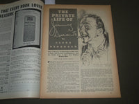 1934 DECEMBER 22 LIBERTY MAGAZINE - JIMMY DURANTE - GREAT FRONT COVER - SP 8567