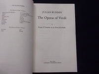 1973-1978 THE OPERAS OF VERDI SOFTCOVER BOOKS - VOLS 1 & 2 - J. BUDDER - KD 8696