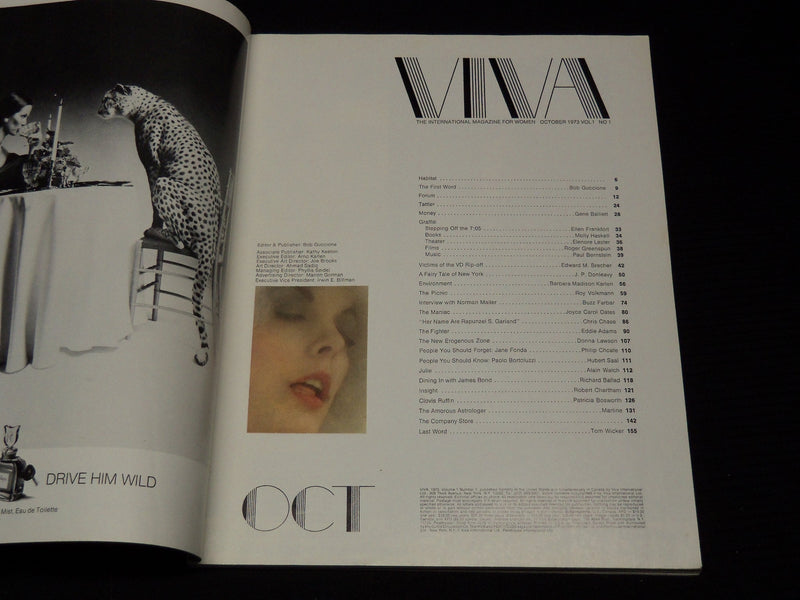 1973 OCTOBER VIVA MAGAZINE - COLLECTOR'S EDITION - ISSUE #1 - ST 4492