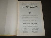 1937 S. S. WHITE FOURNITURES DENTAIRES FRENCH CATALOGUE - NICE ILLUS. - FR 637