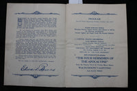 1926 OCTOBER THE FOUR HORSEMEN PROGRAM - RUDOLPH VALENTINO - GRETA GARBO- K 1790