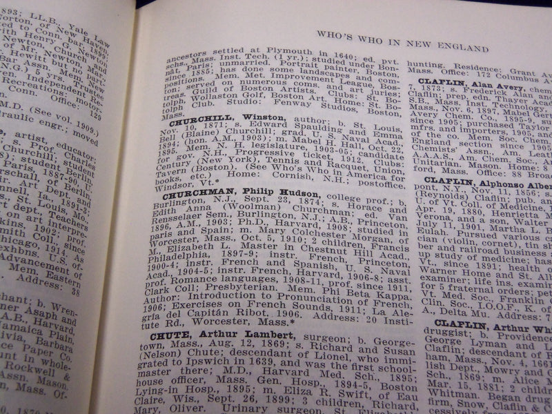 1916 WHO'S WHO IN ENGLAND BOOK EDITED BY ALBERT NELSON - KD 3479J