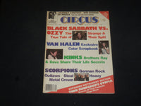 1980 AUGUST 26 CIRCUS MAGAZINE - BLACK SABBATH VS. OZZY COVER - PHOTOS - SP 7616