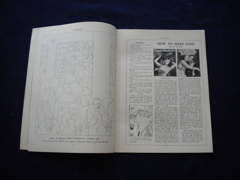 1927 JULY 9 JUDGE MAGAZINE - SHAPE AHOY! - B 436C