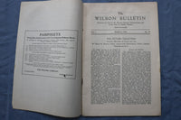 1917-1920 THE WILSON BULLETIN - THE SCHOOL LIBRARY NUMBER - LOT OF 4 - K 2966