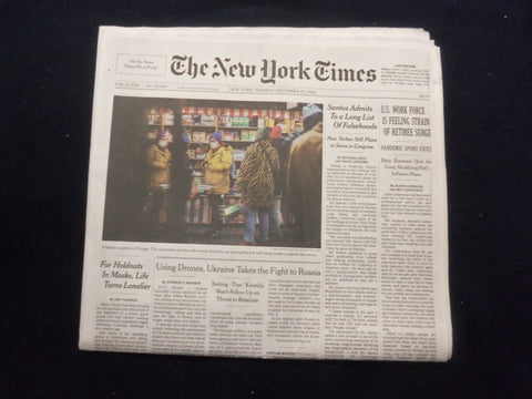 2022 DEC 27 NEW YORK TIMES - U.S. WORK FORCE IS FEELING STRAIN OF RETIREE SURGE