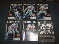 1993-1997 NFL GAMEDAY MAGAZINE - NY GIANTS -NY JETS -EAGLES - LOT OF 12- O 2440J