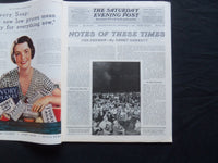 1932 NOVEMBER 12 THE SATURDAY EVENING POST MAGAZINE - ILLUSTRATED COVER -SP 1489