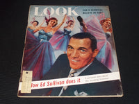 1955 APRIL 5 LOOK MAGAZINE - ED SULLIVAN FRONT COVER - E 20476