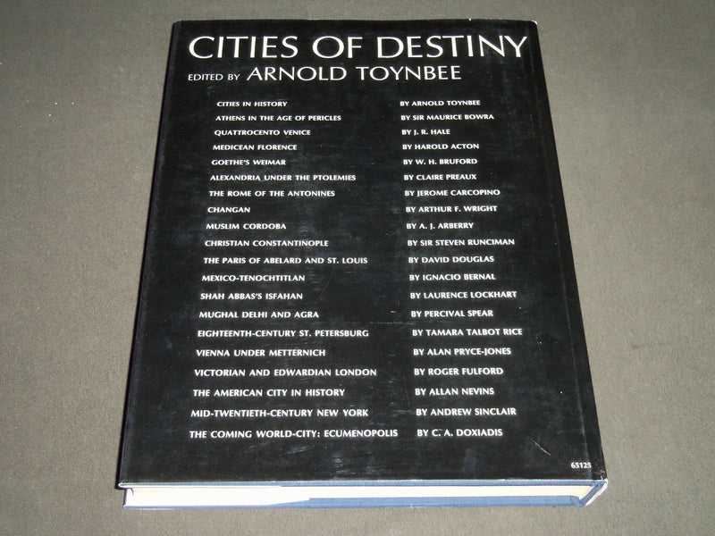 1968 CITIES OF DESTINY EDITED BY ARNOLD TOYNBEE SECOND IMPRESSION BOOK - I 695