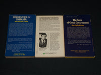 1977-1984 CONGRESSMAN PHILIP M. CRANE BOOK LOT OF 3 - ALL INSCRIBED - D 473