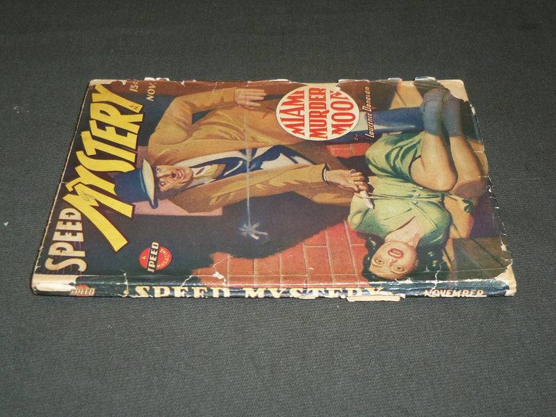 1944 NOVEMBER SPEED MYSTERY PULP MAGAZINE - MIAMI MURDER MOON - ST 3356
