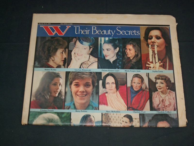 1979 MARCH 16-23 W MAGAZINE - GREAT STORIES, PHOTOS & ADS - NP 3356