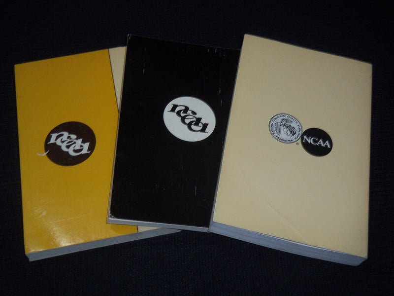 1971-1985 NATIONAL COLLEGIATE CHAMPIONSHIPS GUIDES LOT OF 3 - O 3794