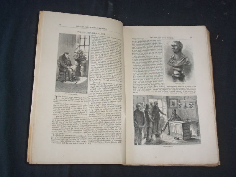 1870-79 HARPER'S MONTHLY MAGAZINE LOT 12 ISSUES-NICE ILLUSTRATIONS & ADS-WR 1409