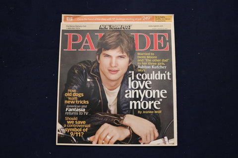 2006 AUGUST 20 PARADE MAGAZINE - ASHTON KUTCHER COVER - E 18370