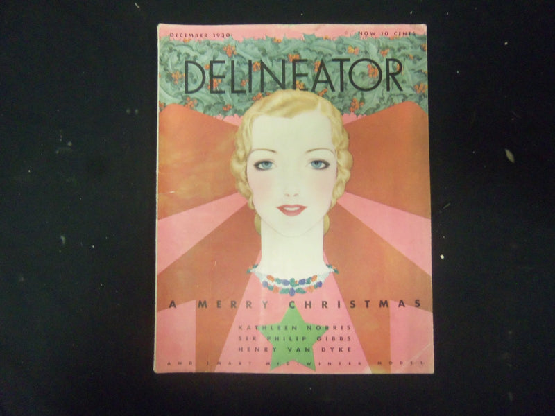 1930 DECEMBER DELINEATOR MAGAZINE - GREAT COVER, STORIES AND ADS - ST 3766
