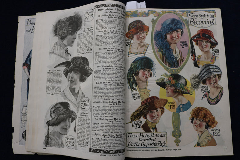 1922 SPRING & SUMMER STYLES BELLAS HESS & CO. CATALOG -CATALOGUE NO. 100 - K 768