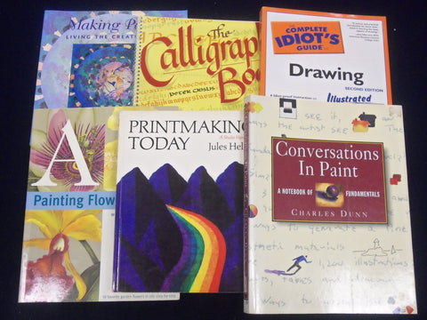 1947-2003 NICE ART & PAINTING HARD & SOFTCOVER BOOKS LOT OF 10 - KD 1837
