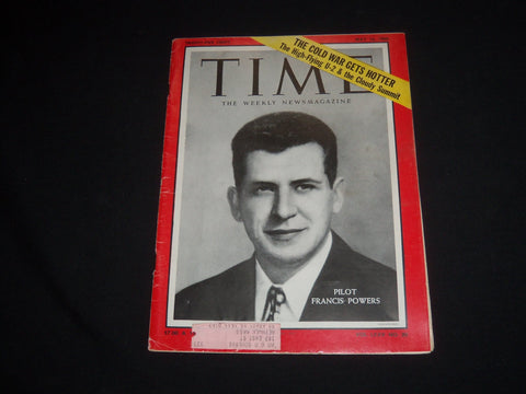 1960 MAY 16 TIME MAGAZINE - FRANCIS GARY POWERS - T 1743