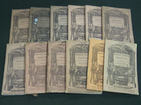 1850-1863 HUNT'S MERCHANTS MAGAZINE AND COMMERCIAL REVIEW LOT OF 12 - WR 340B