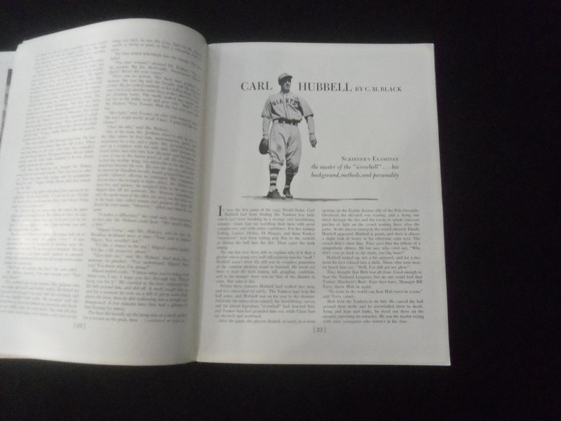 1938 APRIL SCRIBNER'S MAGAZINE - TELEVISION ANNOUNCER - B 1181C