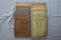 1909-1915 CAMERA CRAFT MAGAZINE - LOT OF 8 - O 3837