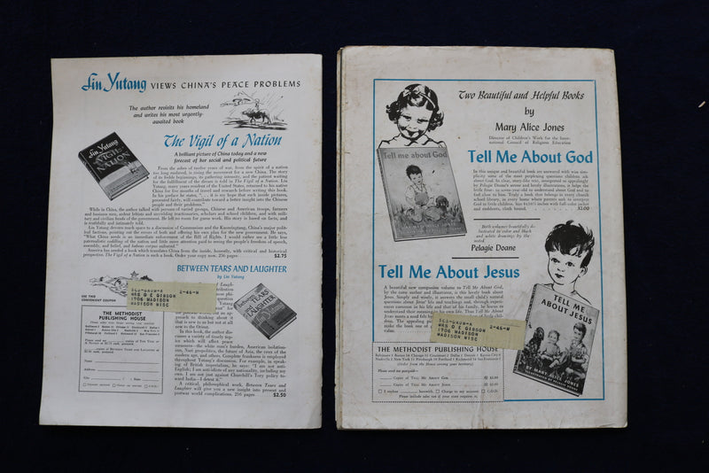 1945 WORLD OUTLOOK MAGAZINE - LOT OF 6 - O 3424